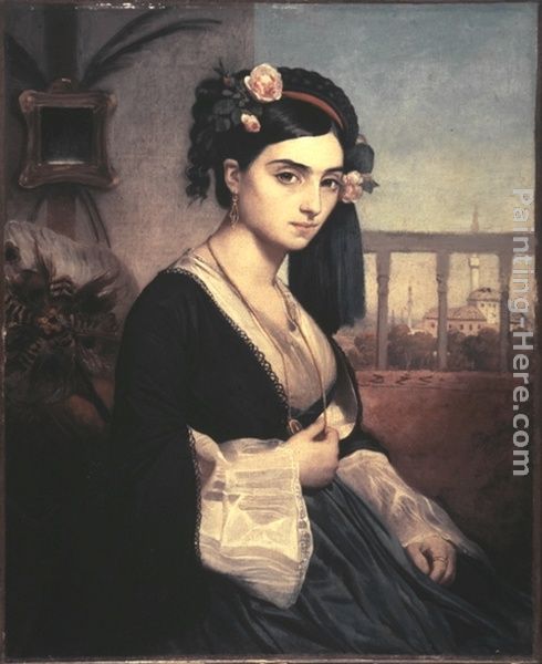 Oriental Lady painting - Charles Gleyre Oriental Lady art painting
